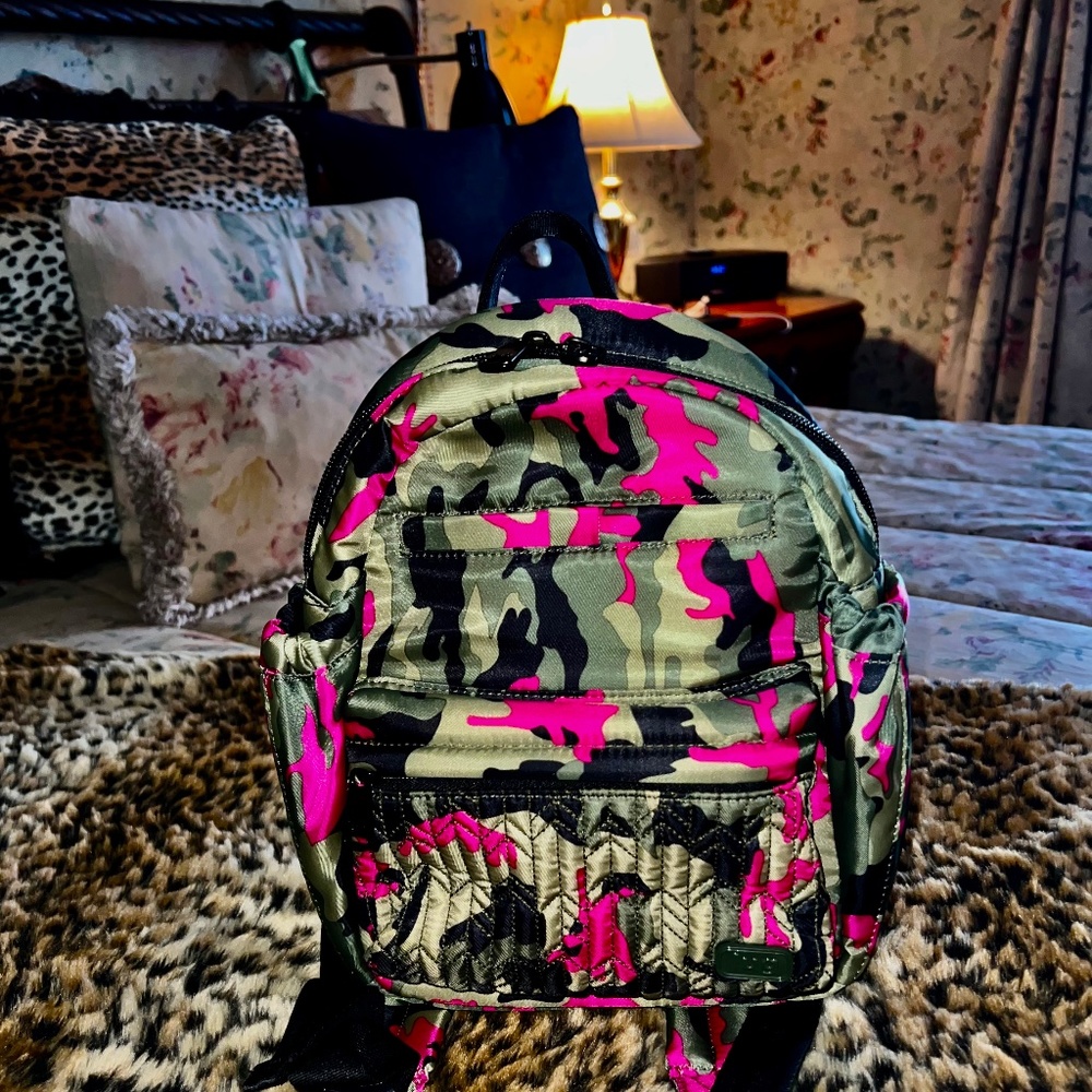 Lug Orbit Mini Backpack Camo Orchid